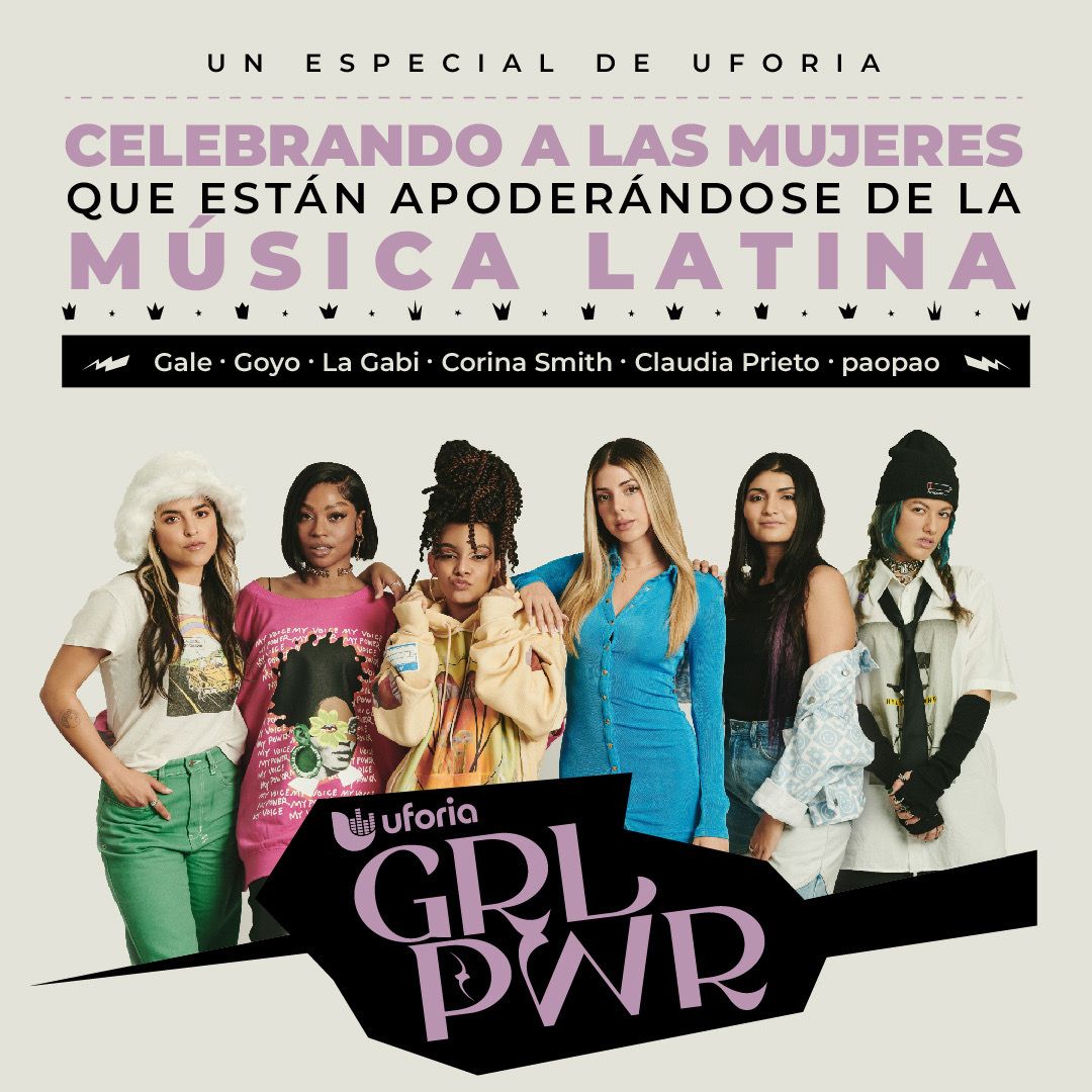 La plataforma Girl Power de Uforia Univisión reunió a 6 artistas femeninas